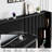 Velvet Upholstered Wingback Platform Bed-1004497204-1004497209