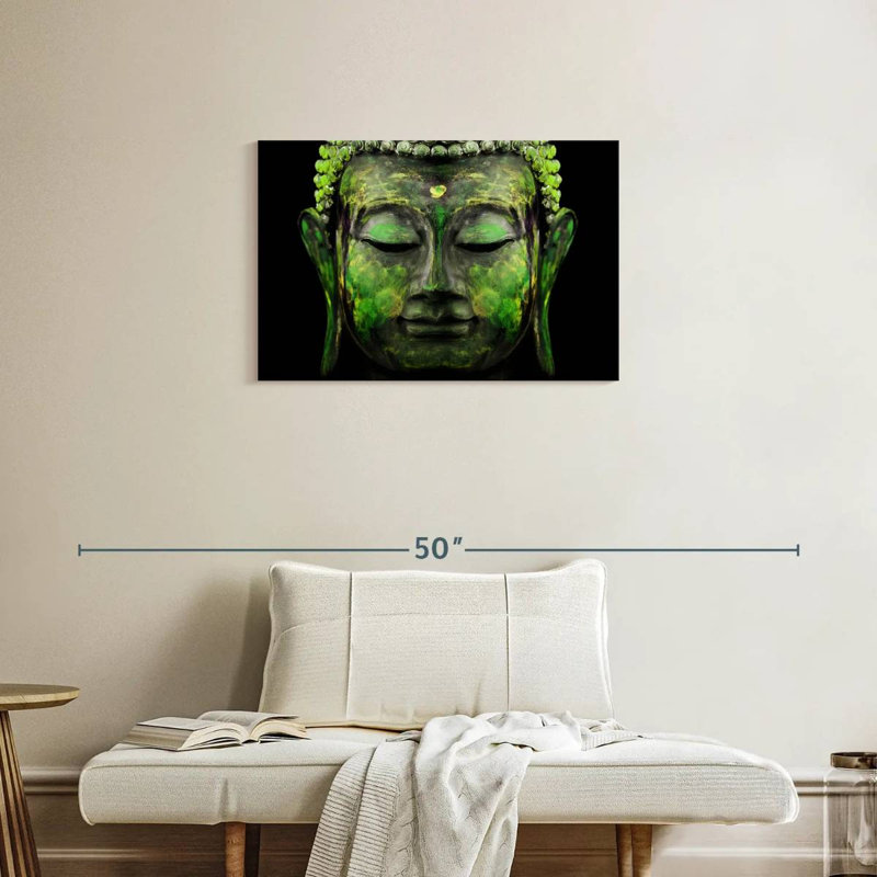 Adella Green Buddha, 20" H x 30" W