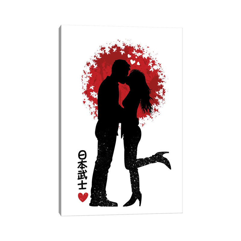 Love Kiss by Alberto Perez - Wrapped Canvas Print, 101.6cm H x 66.04cm W x 1.91cm D