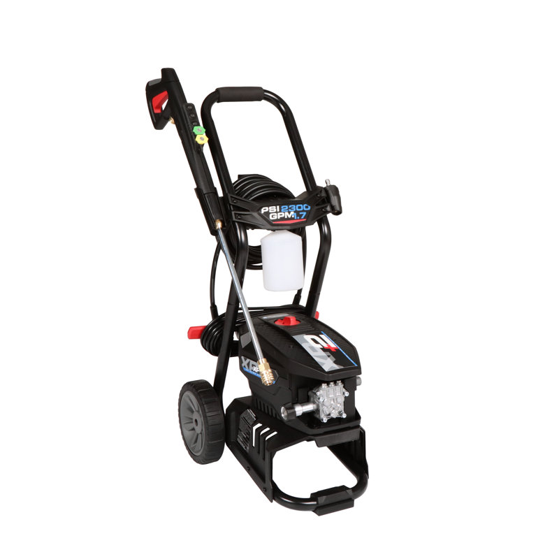 2300 PSI Black and Blue Electric Pressure Washer with PVC Hose