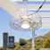 Out Door Celing Fan Patio Water Proof Fanlight w/ Dimmable LED Light 3 Color Temperature Remote and App Control