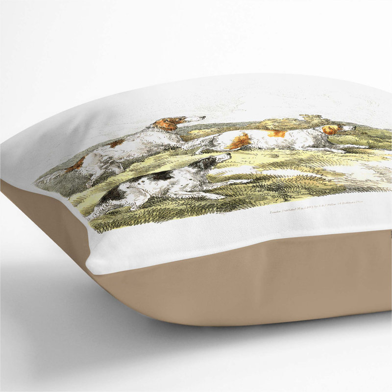 Square Cushion, 40cm H x 40cm W x 15cm D, Stone