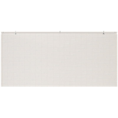 Bamboo Window Shade Blind - White