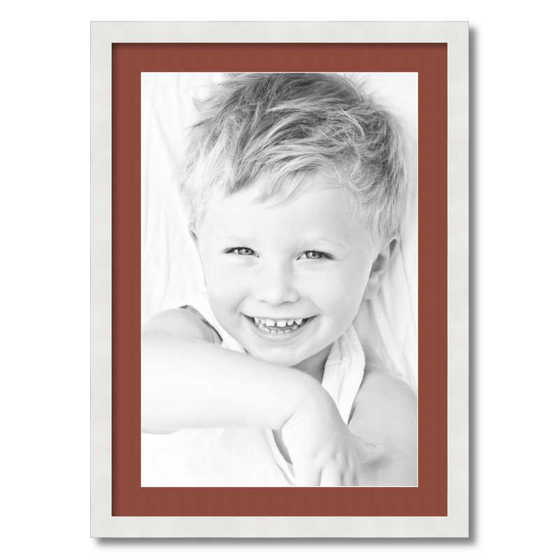 Cadre pour photo simple 16 po x 24 po en bois mat, Cognac