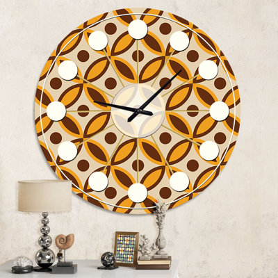 Horloge murale rétro Mid-Century