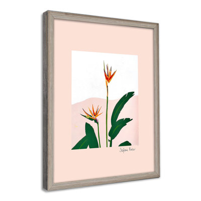Birds of Paradise II Acrylic Painting Print