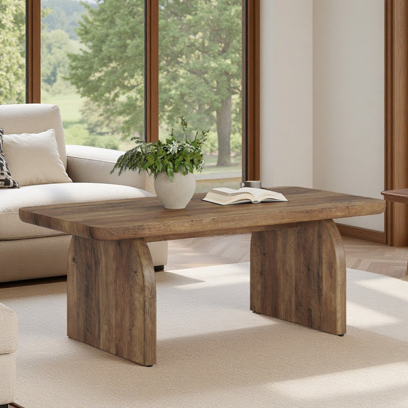 Table basse de salon, table basse rectangulaire 47 po Farmhouse
