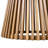 Annen Patio 5-Piece Acacia Wood Dining Set With Pedestal Slat Table & Cushions