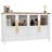 55" Sideboard Buffet Cabinet with 4 Glass Doors & Ample Storage for Dining Room & Kitchen-671777159