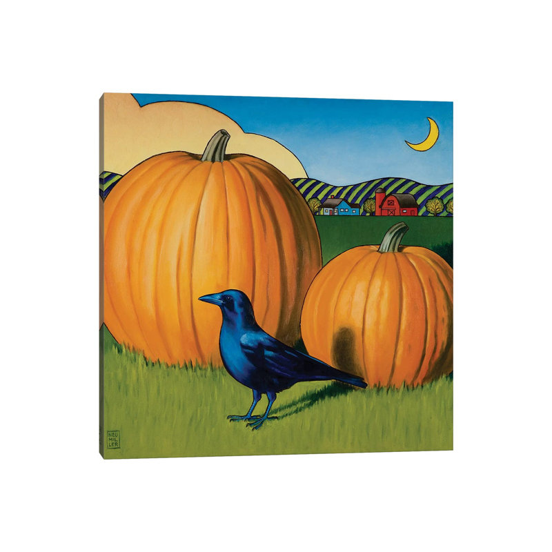 Crow's Harvest by Stacey Neumiller - Gallery-Wrapped Canvas Giclée on Canvas, Wrapped Canvas, 66.04cm H x 66.04cm W