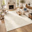  Tapis ivoire pelucheux moelleux et lavable-1546563371