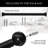 MERIVILLE 1-inch Diameter Metal Spring Tension Rod, Closet Rod, Tension Curtain Rod, Shower Curtain Rod, Adjustable-73432643-73432651