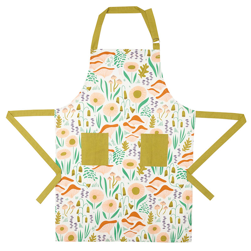 Floral Bib Apron