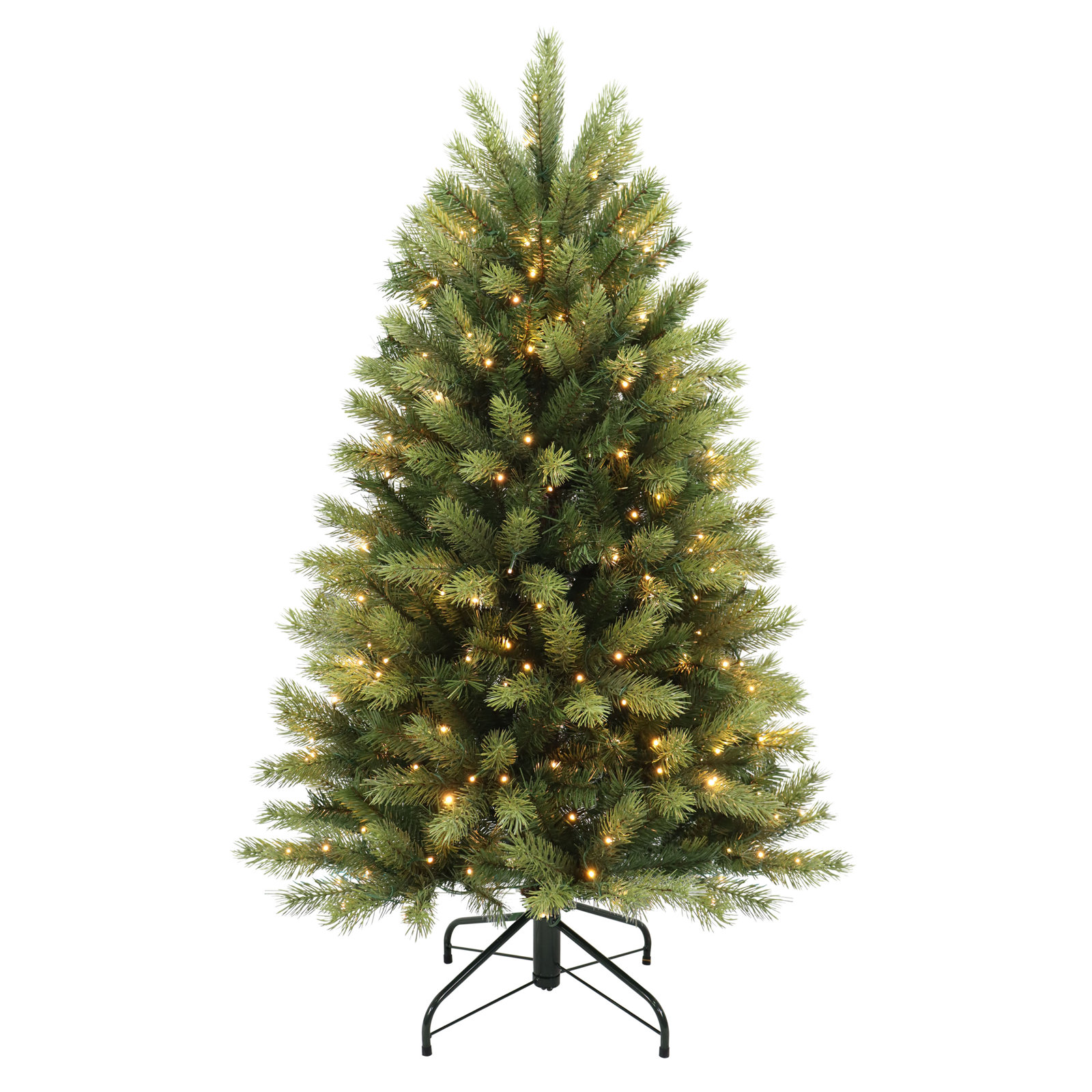9' Pre-Lit Pine Christmas Tree, 4.5' H