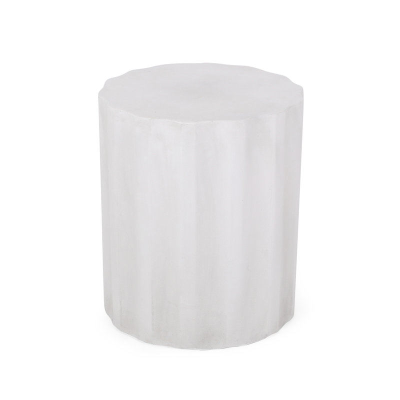 Outdoor Lightweight Concrete Side Table