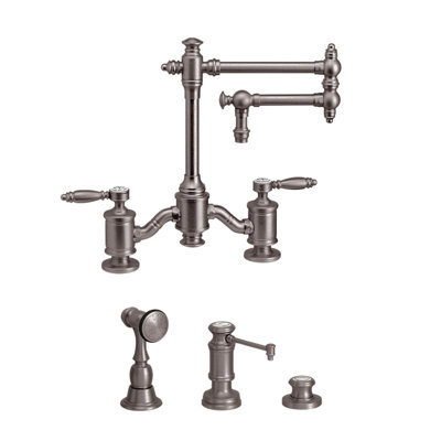 Towson Bridge Faucet - 12" Articulated Spout