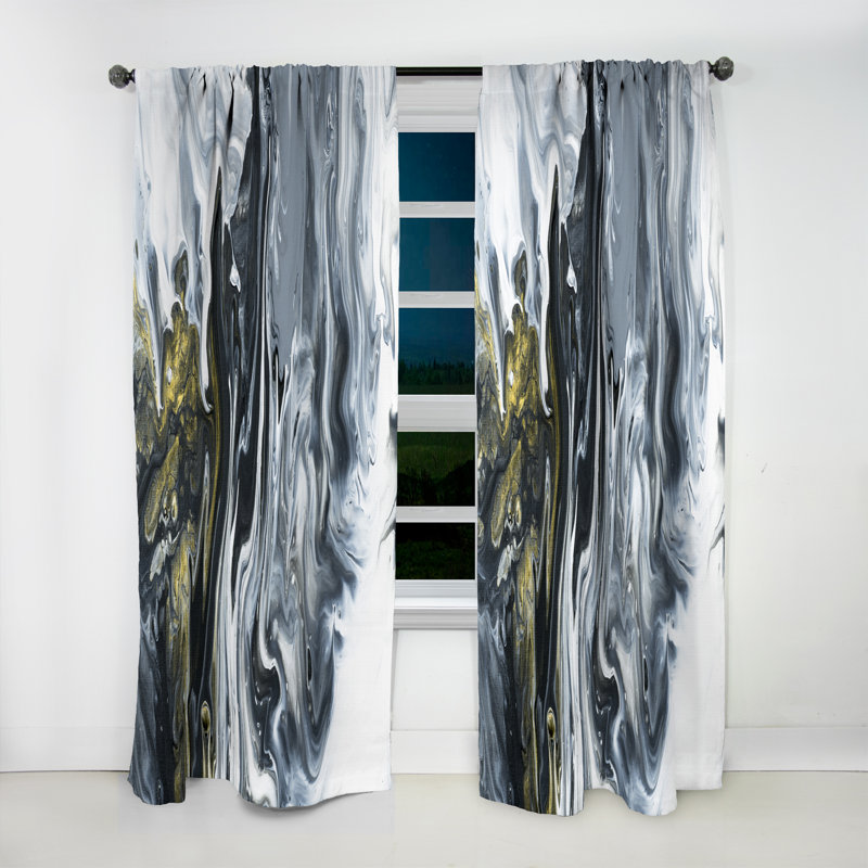 Velvet Blackout Single Curtain Panel, 52" W x 90" L