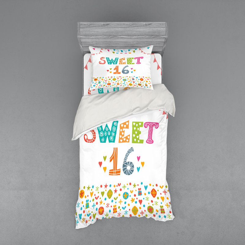 Modern & Contemporary Polyester Duvet Cover, Twin XL Duvet Cover + 2 Additional Pieces