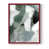 Red Single Picture Framed
