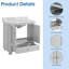 Meuble-lavabo 36 po avec comptoir et dosseret
