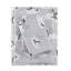 Ensemble de draps simples en flanelle grise 100% coton 3 pièces Cozy-137102808-137102809