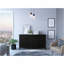 Commode double 6 tiroirs Wezz, chambre à coucher, noir-1912514795