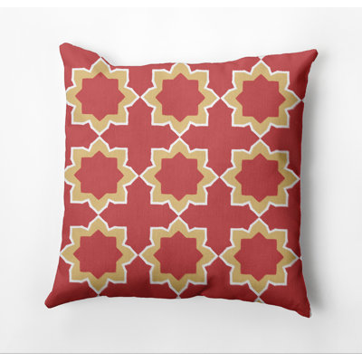 Bohemian Outdoor Square Pillow Cover & Insert