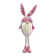 The Holiday Aisle® Pink Sequin Standing Bunny Easter Gnome 20.5