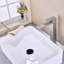 Robinet pour salle de bain à poignée simple - Rouille, contrôle facile du débit d'eau en acier inoxydable, installation facile