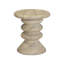 Table d'appoint Hyre Faux Travertine