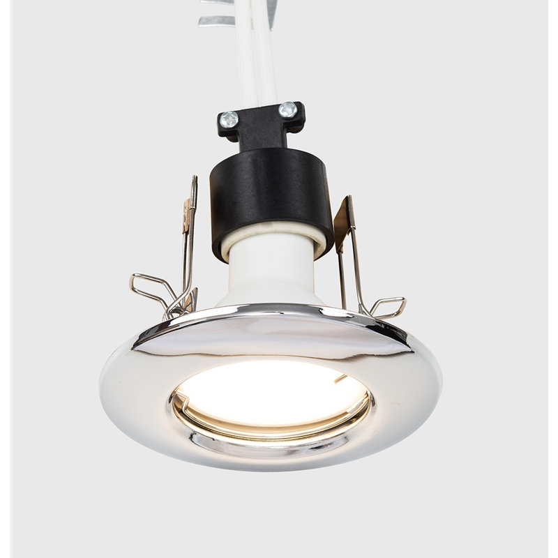 8.7cm Recessed Retrofit Downlight, Chrome