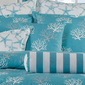 Captiva Cotton Reversible Throw Pillow