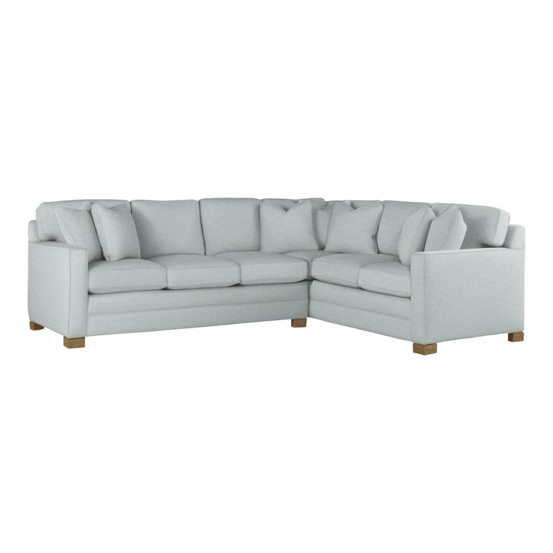 Hillcrest Upholstered L-Shaped Sectional Reversible, Ian Haze, Hampton