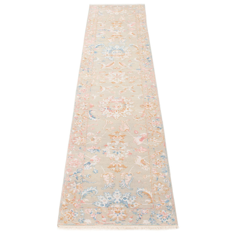 Tapis gris Heritage 2 pi 8 po x 12 pi 1 po