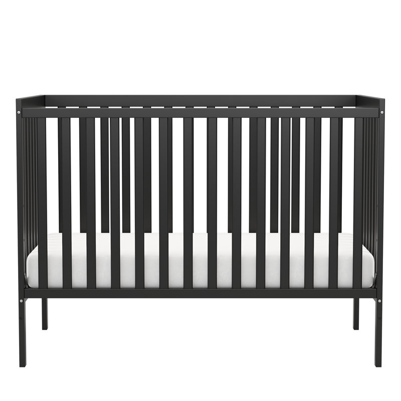 Lit de bébé convertible 5-en-1, Noir