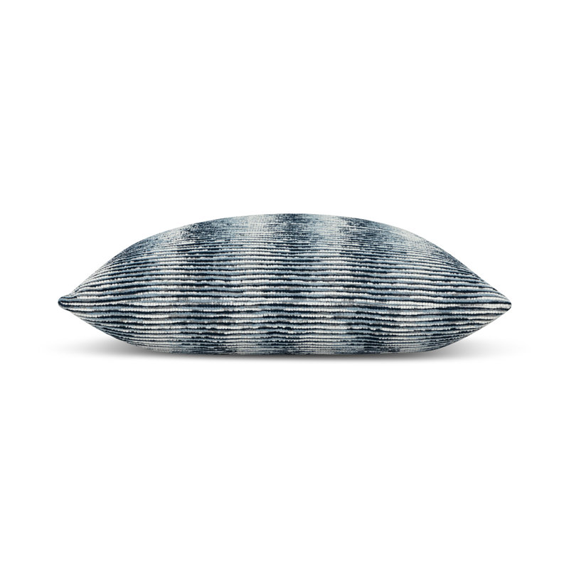 Progress Square Indoor/Outdoor Pillow Cover & Insert, Indigo, Square 22"