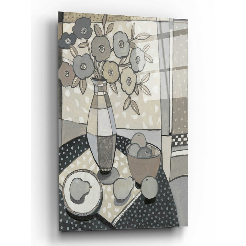 «Table Top I» par Tim O'Toole, art mural en verre acrylique, H 16 po x l 12 po x P 0,13 po