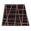 Tapis écologiques en laine touffetés à la main - 5 pi x 8 pi, de couleur brune, de conception contemporaine et moderne, avec tapis épais antidérapants faits à la main pour salon, chambre à coucher-1112219551-1103855684