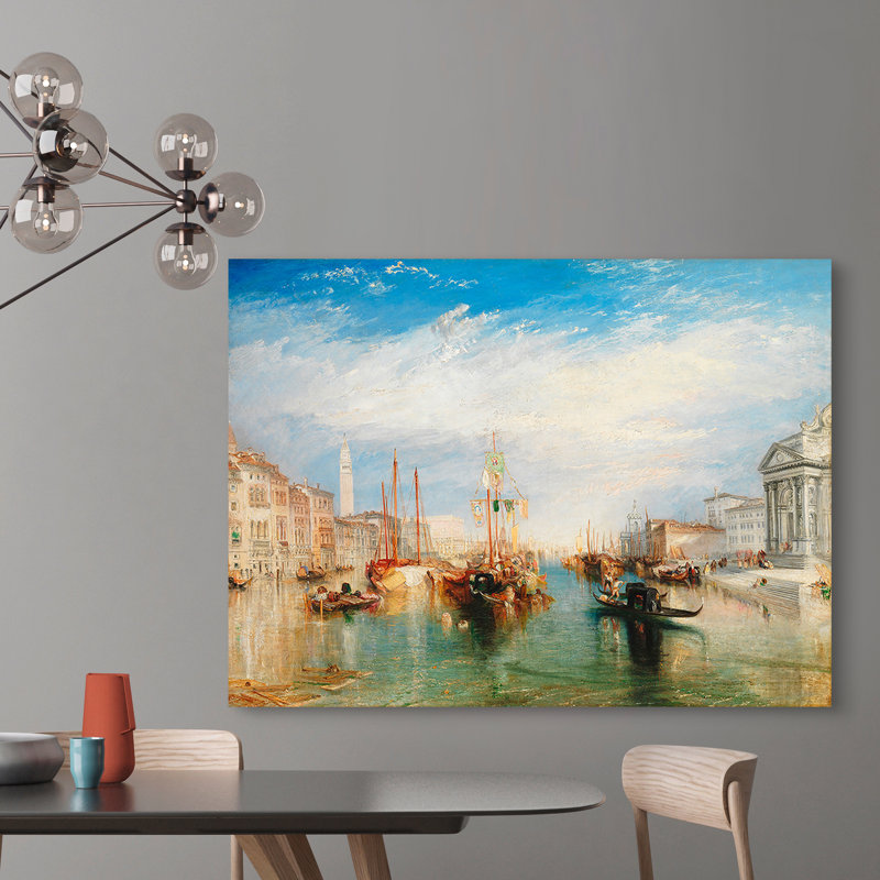 Venice, From The Porch Of Madonna Della Salute by William Turner - Wrapped Canvas Art Prints, 60cm H x 80cm W x 4cm D