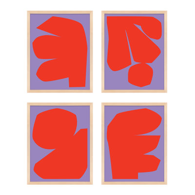 Module Minimalism. Set Of 4 Print by Michael Kempen