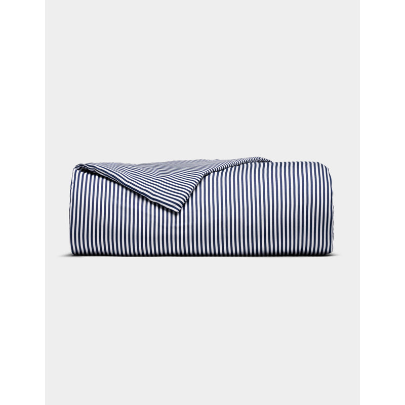 Bamboo Duvet Cover, Twin Duvet Cover, Classic Stripe in Pacific