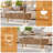 47" Lift Top Coffee Table, 2-Tier Fluted Oval Center Table With Sliding Doors And Hidden Storage Space, Curved Design Wooden Accent Table Suitable For Living Room-915138116