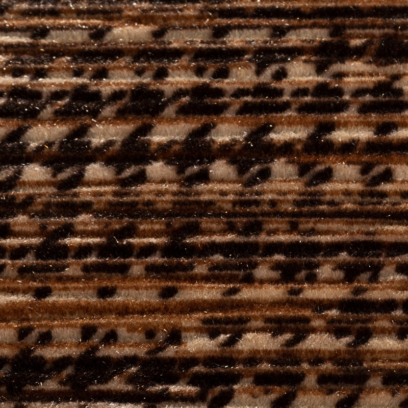 Smooth Step Brown and Black Rubber Kitchen Doormat