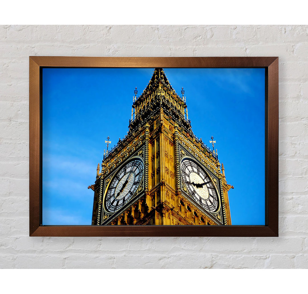 Big Ben Close-Up - Einzelner Bilderrahmen Kunstdrucke