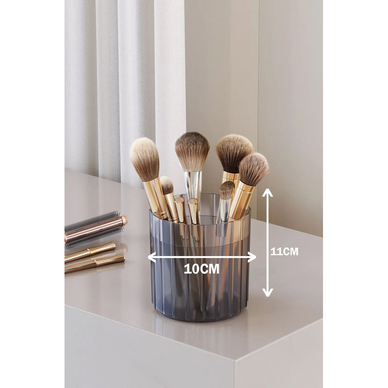 Ensemble de maquillage (2 pièces), Gris transparent