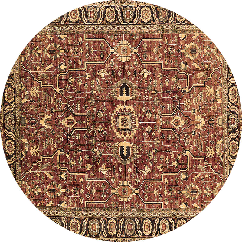 Doen Oriental Indoor Rug, Round 6'