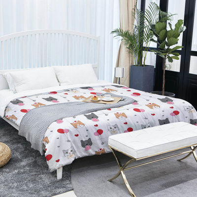 Polyester Baffle Box Stitch Comforter