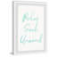 Unwind Rules - Single Picture Frame Print-97890346