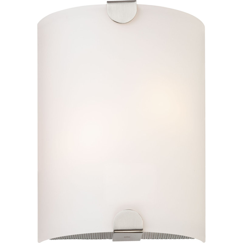 Esprit Steel Flush Mounted Sconce