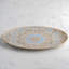 Assiette ovale en porcelaine et titane de qualité supérieure Cruise-Tangier avec pied, 31,75 cm